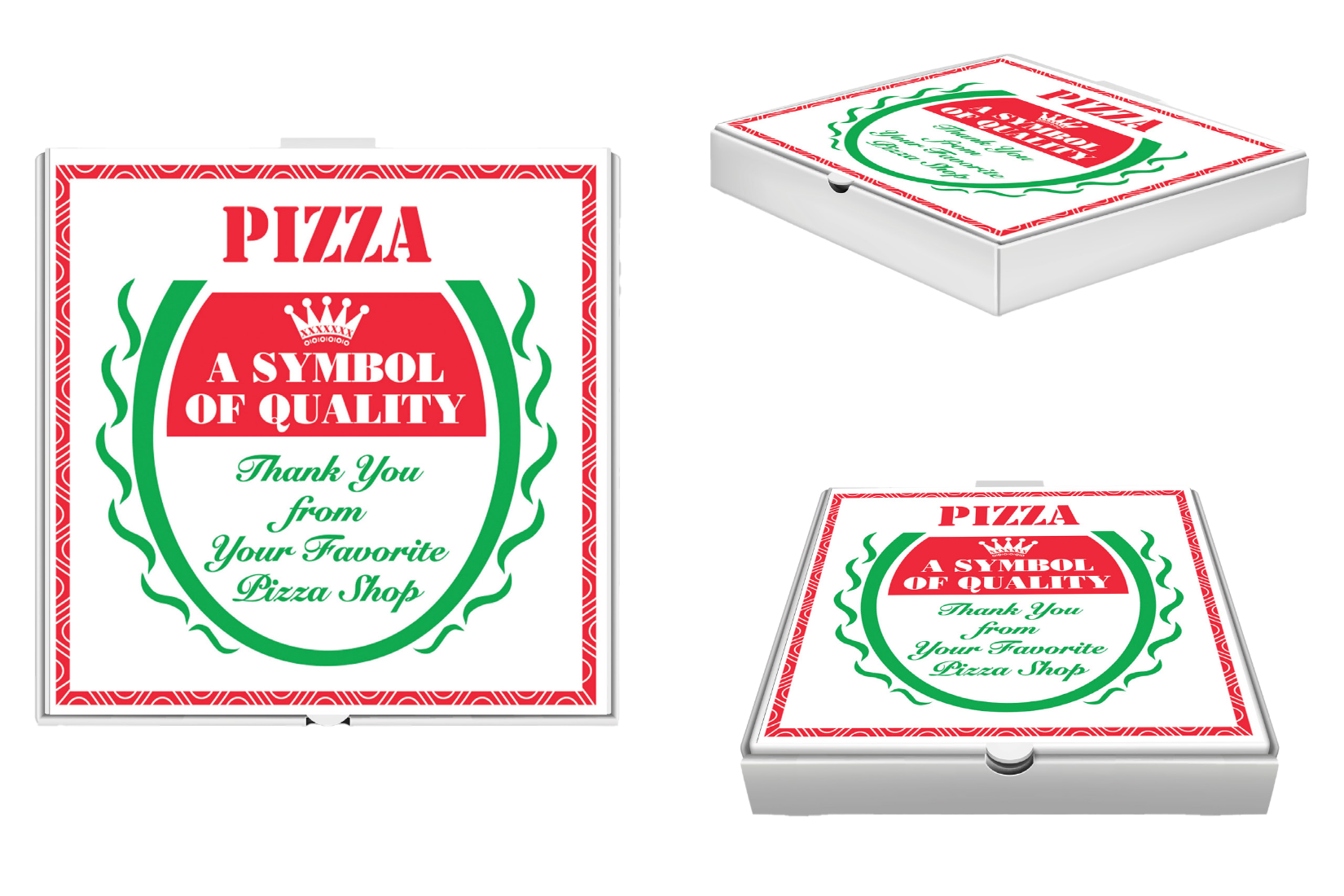 Roma® Crown Pizza Boxes