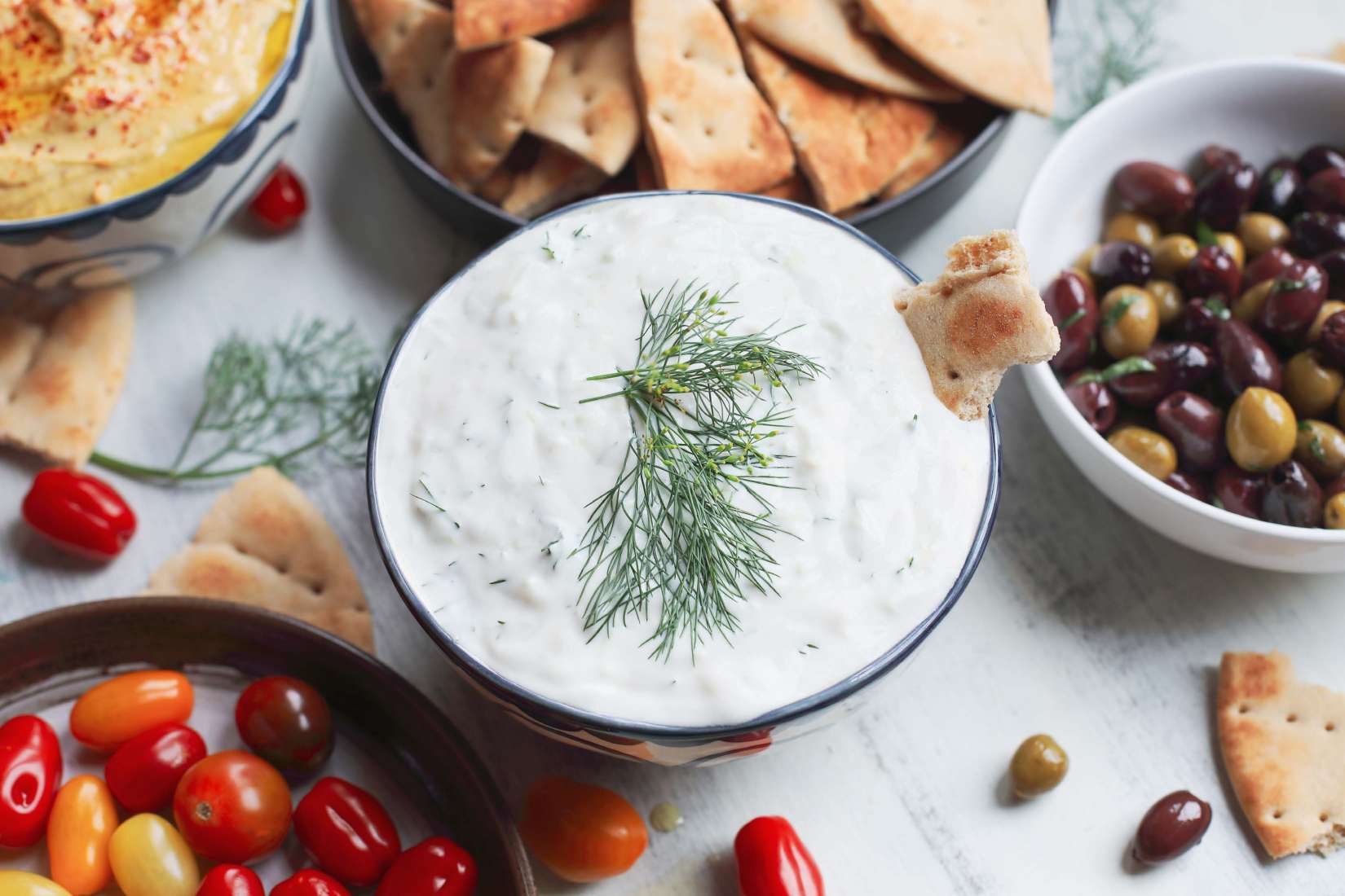 Zebec™ Original Hummus and Tzatziki