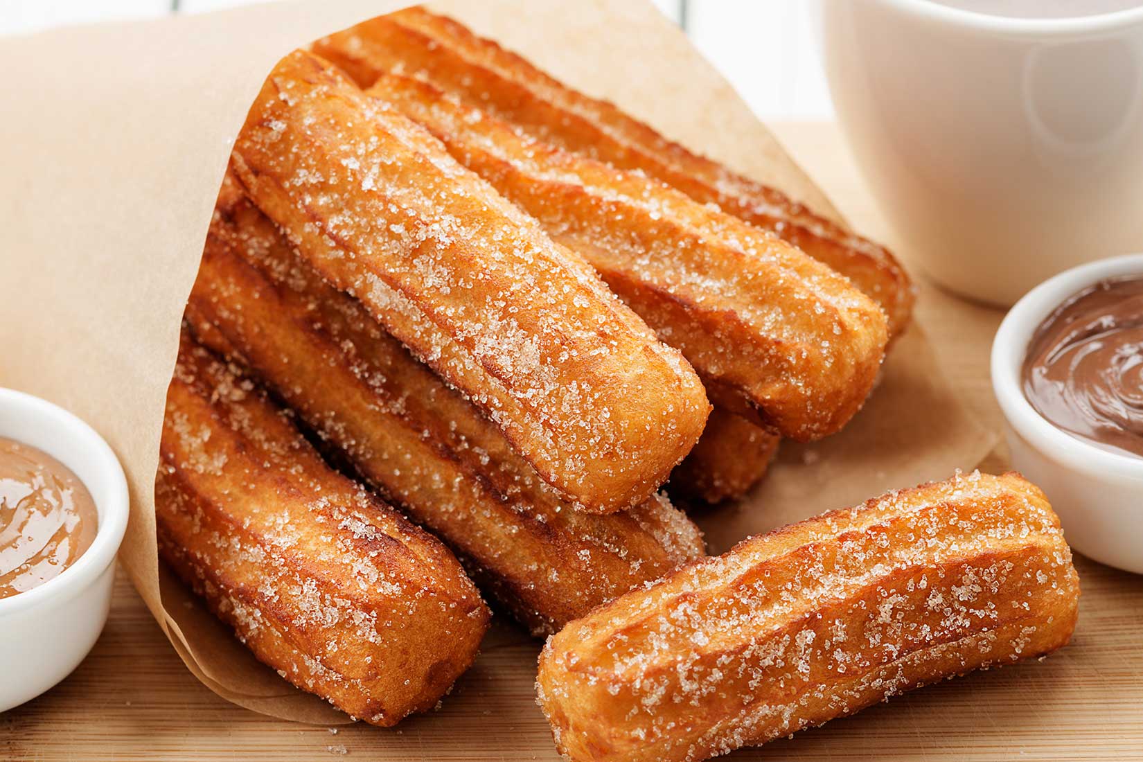 Churro Dessert with Dipping Sauce